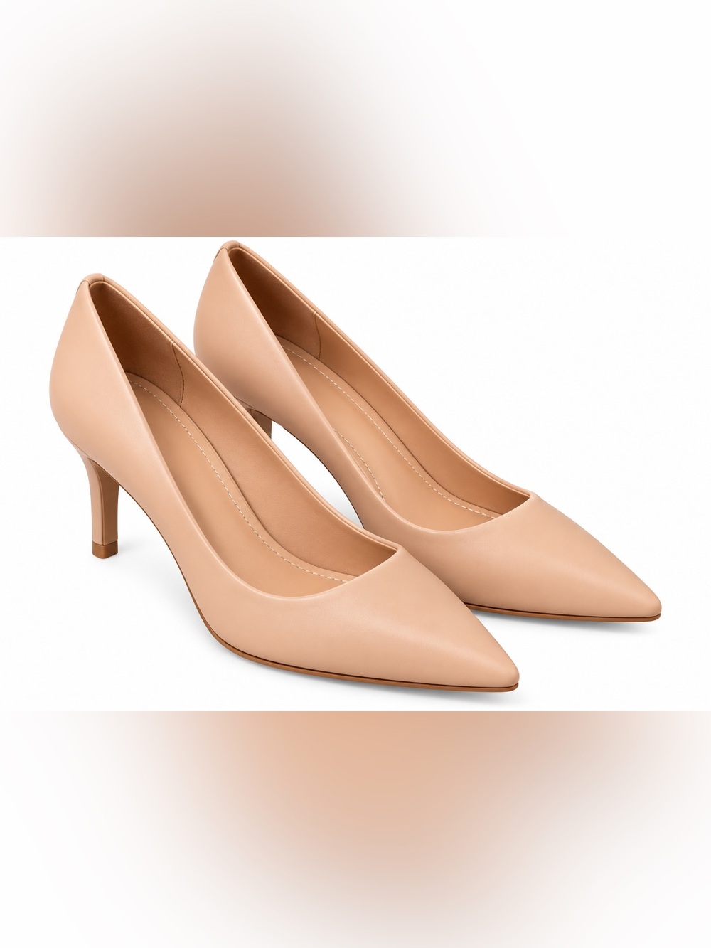 Paolo Paris-L Pointed Toe Heels in Desert Sand US 6 M